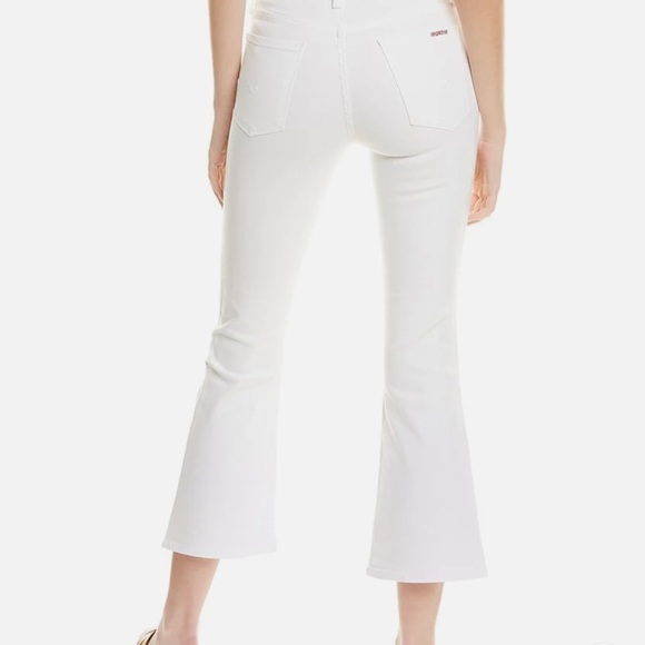 HUDSON Jeans Blair White High-Rise Cropped Bootcut Jean - Picture 2 of 2
